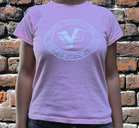 Women's Pink V3 Logo T-Shirt
