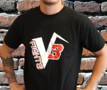 V3Fights Black Tee