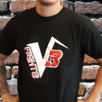 V3Fights Black Tee