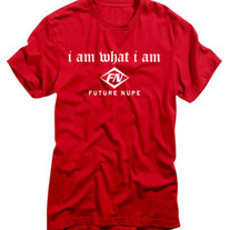 "I am What I am" Future Nupe Tee (Red)