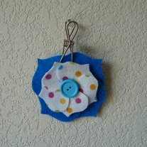 Felt Flower Hair Clip
