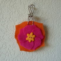 Felt Flower Hair Clip