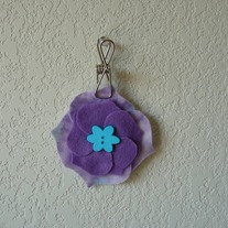 Felt Flower Hair Clip