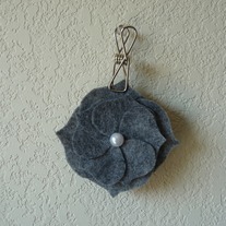 Felt Flower Hair Clip