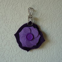 Felt Flower Hair Clip