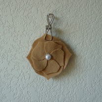 Felt Flower Hair Clip