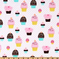 Michael Miller's Cupcake Party in Pink/CX4937