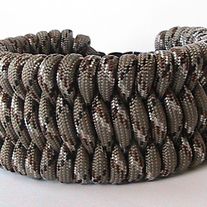 Paracord "Survival" Bracelet - Desert Camo Trilobite