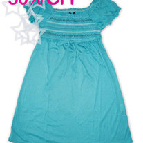 Turquoise Puff Sleeve Top *WAS $35*