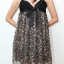Leopard Print Camisole Dress 