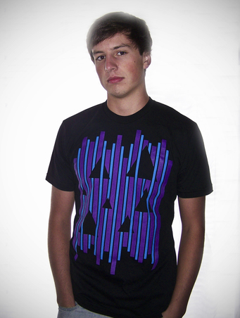Triangles & Stripes (Black)