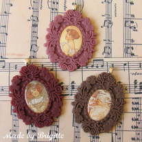 Art Nouveau Cameo Necklaces