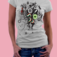 Hair PoP Graphic Tee shirt - Light Grey - Thumbnail 2