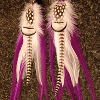 Feather Earrings 83 (sold)