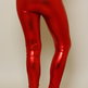 Red Metallic Leggings - Thumbnail 1