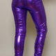 Purple Ruched Leggings  - Thumbnail 1