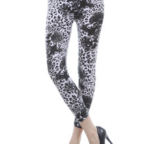 Leopard Grey Leggings
