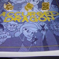 Accursed Dragon Volume 1 and Pins