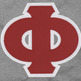 Ol' Skool Phi Nu Pi Grey Ringer Tee - Thumbnail 1