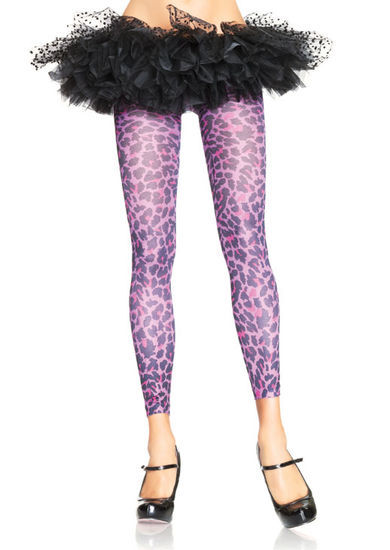 Purple Leopard Leggings