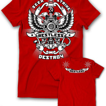 Restless Ruski Tee - Red