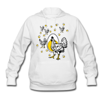 Chicken Or The Egg Womens Sweatshirt Hoodie S-XL