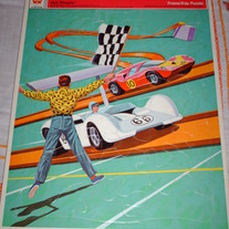 Hot Wheels Whitman Frame Tray Puzzle