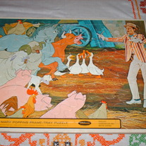 Disney Mary Poppins Whitman Frame Tray Puzzle