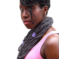 TWISTCHAIN CHIC HAND CROCHETED SCARF AND NECKLACE 