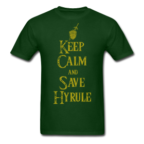 Keep Calm And Save Hyrule Mens T Shirt S-XXL