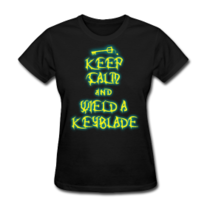 Keep Calm And Wield A Keyblade Womens T Shirt S-XXL