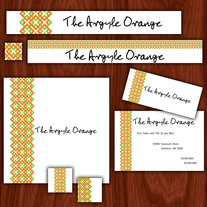 (The) Argyle Orange Online Shop Graphic Set