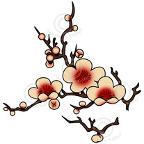 Plum Blossoms Online Shop Graphic Set