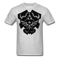Dark Link Black Silver Shield Mens T Shirt S-XXL