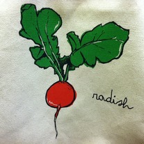 Radish Canvas Tote