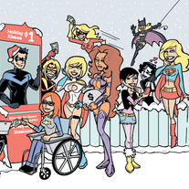 Art Card: "Nightwing: Holiday Kisses"