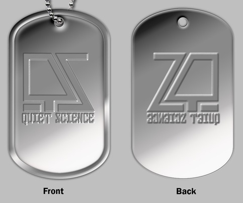 Qui-Sci Logo Dog Tag