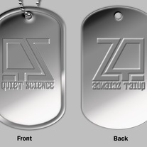 Qui-Sci Logo Dog Tag
