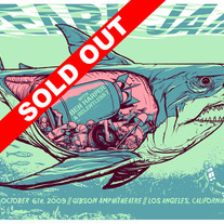 SOLD OUT- PEARL JAM October 6th print by MUNK ONE