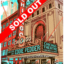 SOLD OUT - EDDIE VEDDER Chicago June 29th Print By Munk One