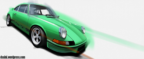 Porsche Carrera RS large canvas