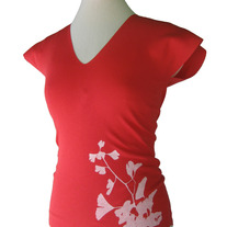 GINKGO deep v-neck top