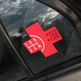 Save The Stick - Red Cross Sticker - 2 Pack - Thumbnail 1