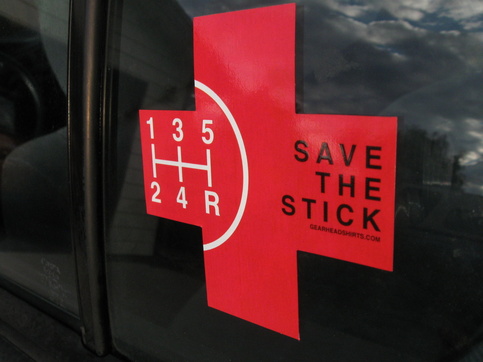 Save The Stick - Red Cross Sticker - 2 Pack