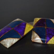 Large Rectangle Earring