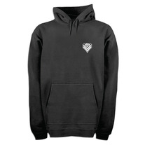 Left Chest Chevron Hoodie | Black