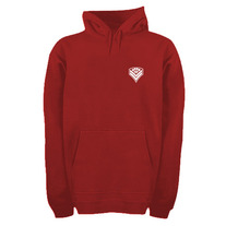 Left Chest Hoodie | Red