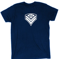 Big Chevron Log Tee | Navy