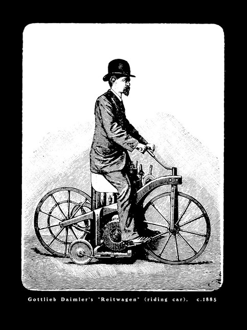 t-shirt: Daimler Riding Car