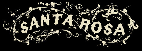 t-shirt: Santa Rosa historic logo